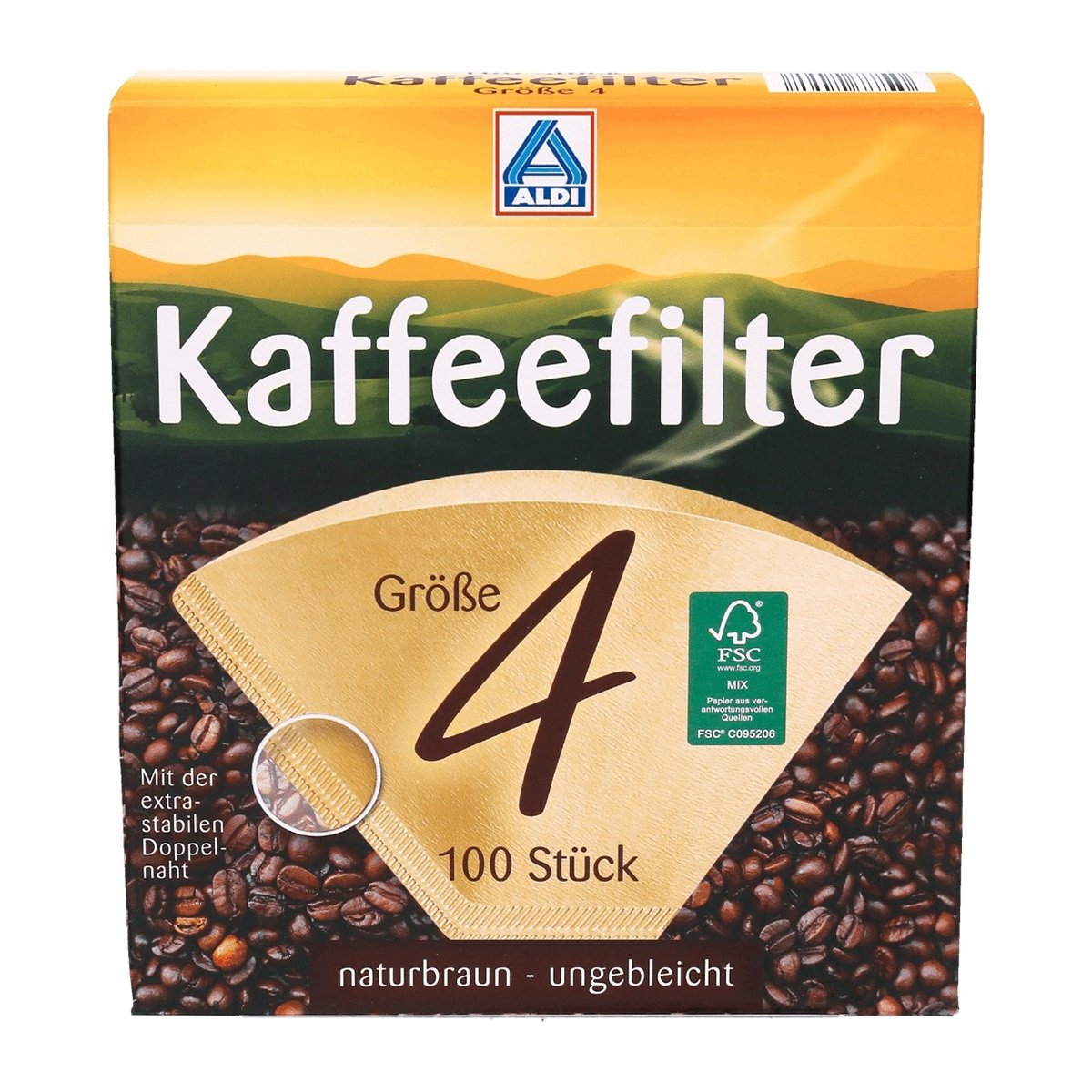 Kaffe Filter  100st*18