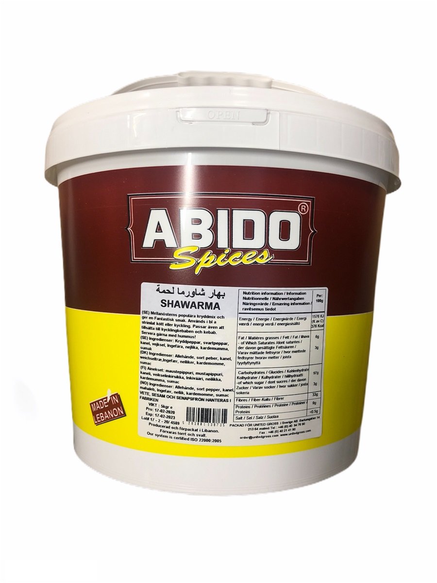 Abi Shawarma Krydda 5kg