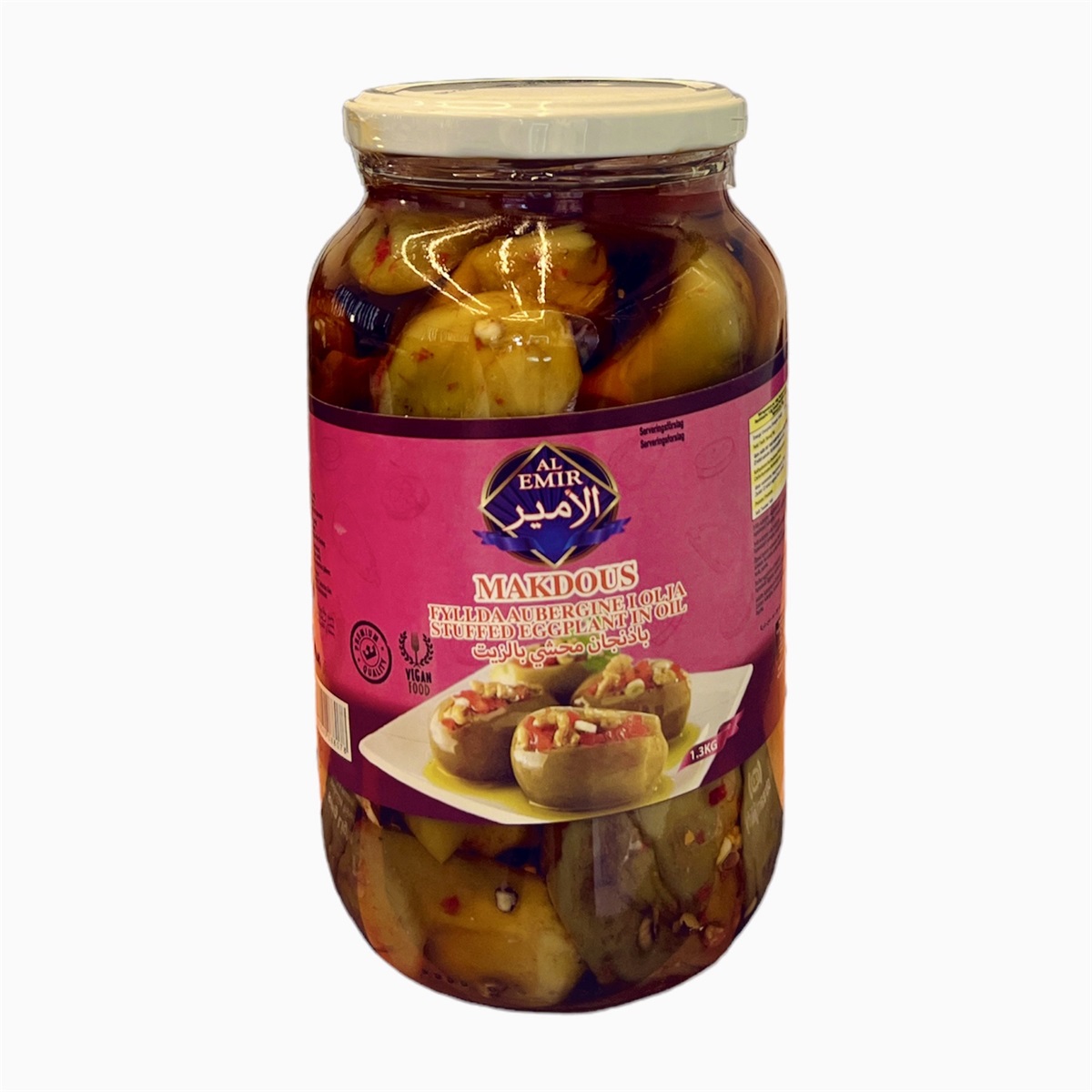 Al emir Fyllda Auberginer 1,3kg*6