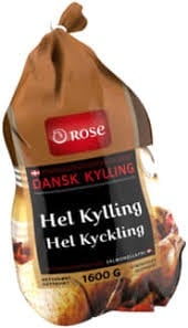 Rose GrilKyckling Hel 1,6kg*10