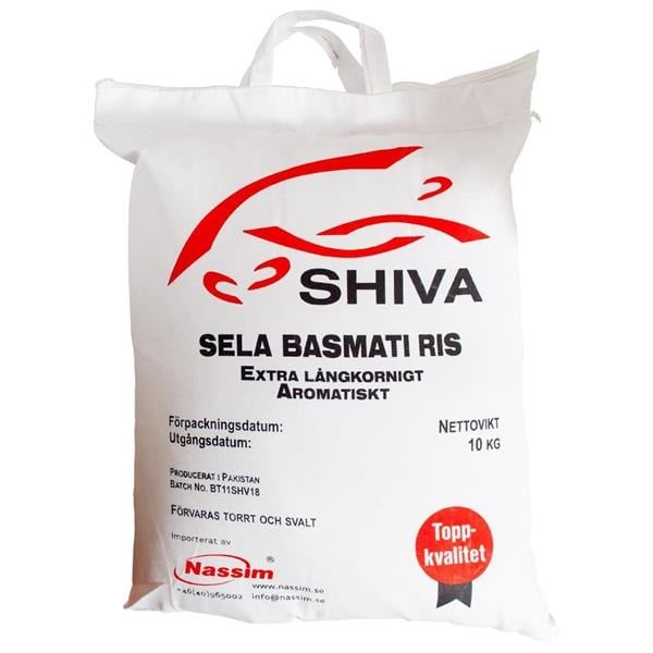 Shiva Basmatis Ris 5kg*4
