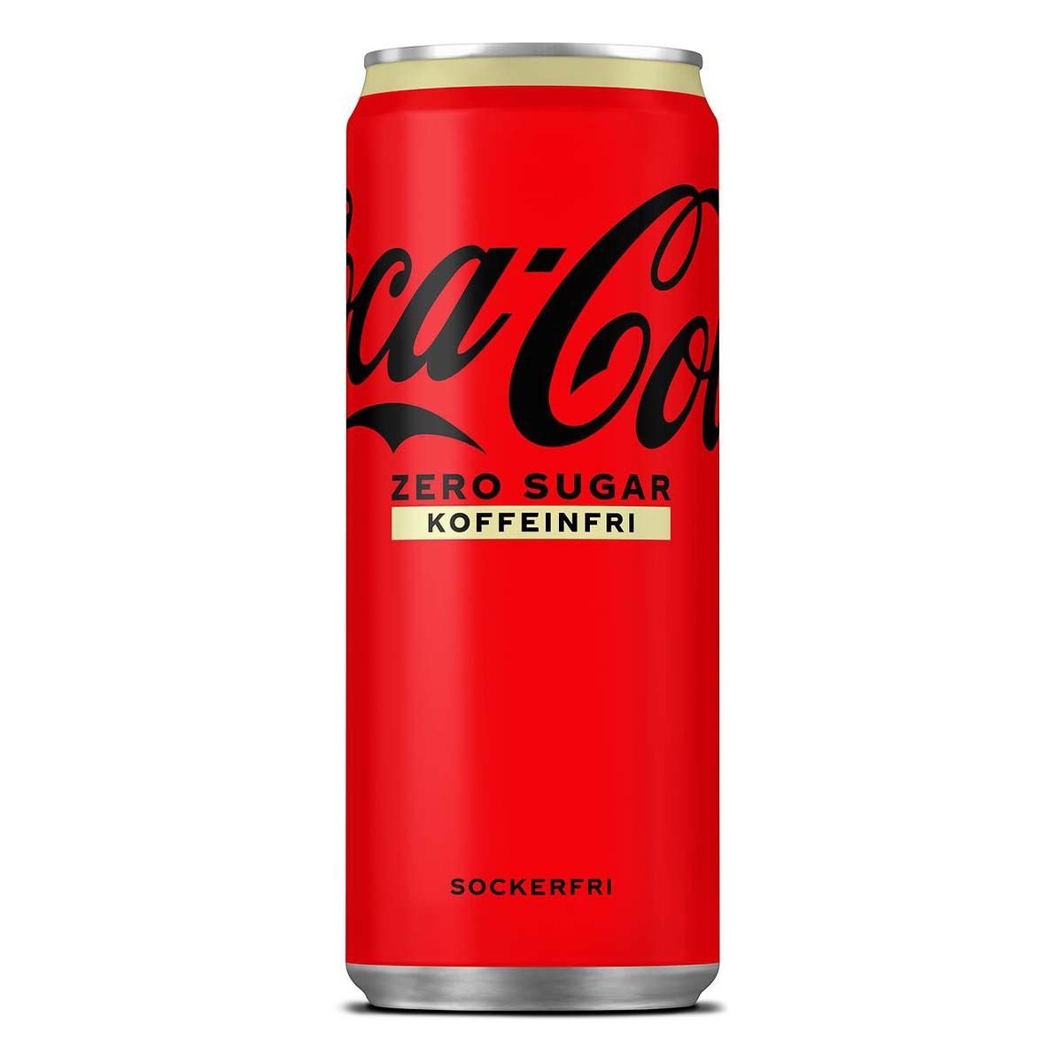 Coca Cola Zero Koffeinfri 33cl*20