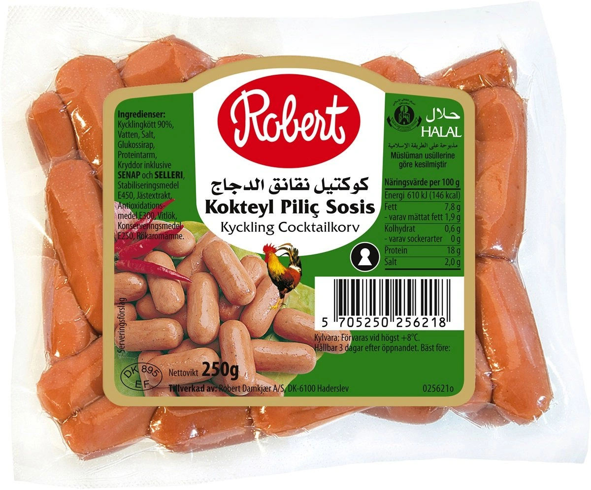 Cocktail Korv Robert 250g*10