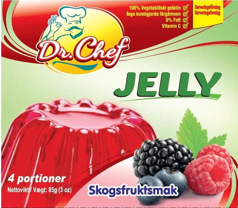Dr Jelly mixed berries 85gr*72