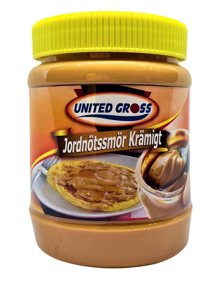 Jordnötssmör gul krämigt 1kg*12