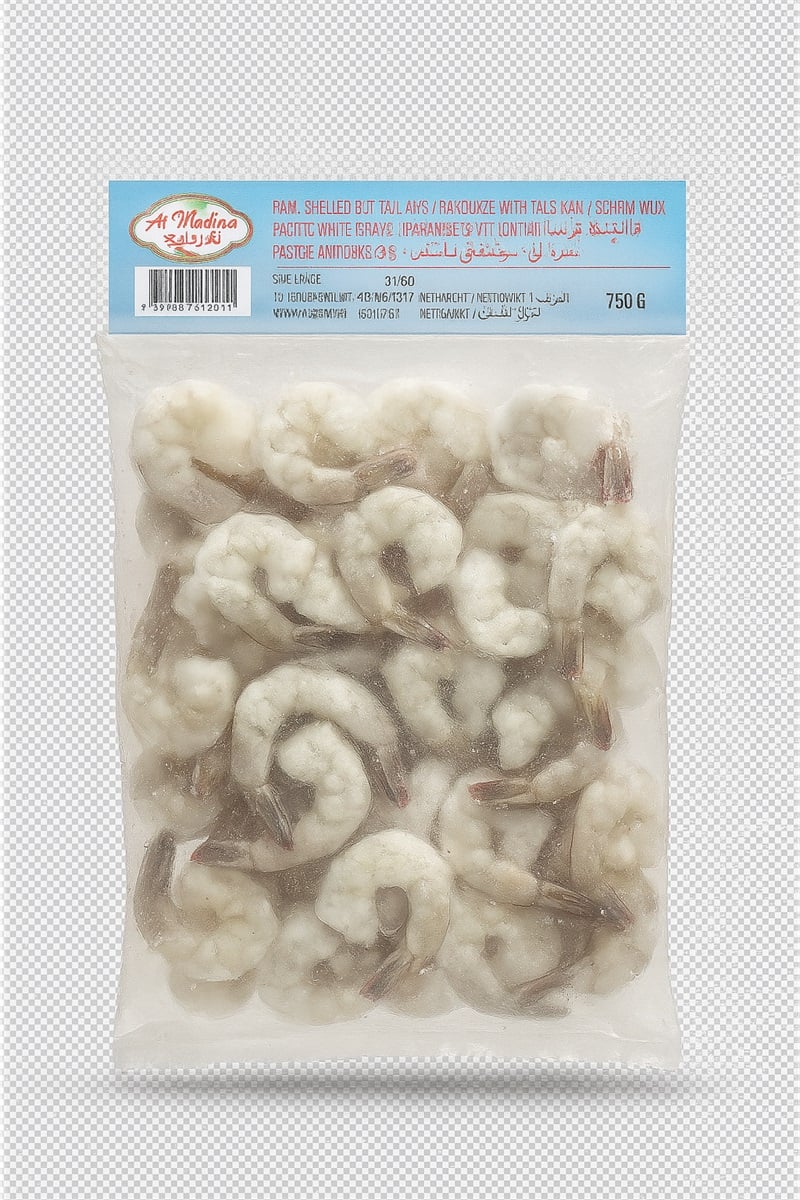 Fisk räkor rå 16/20 750GR*10