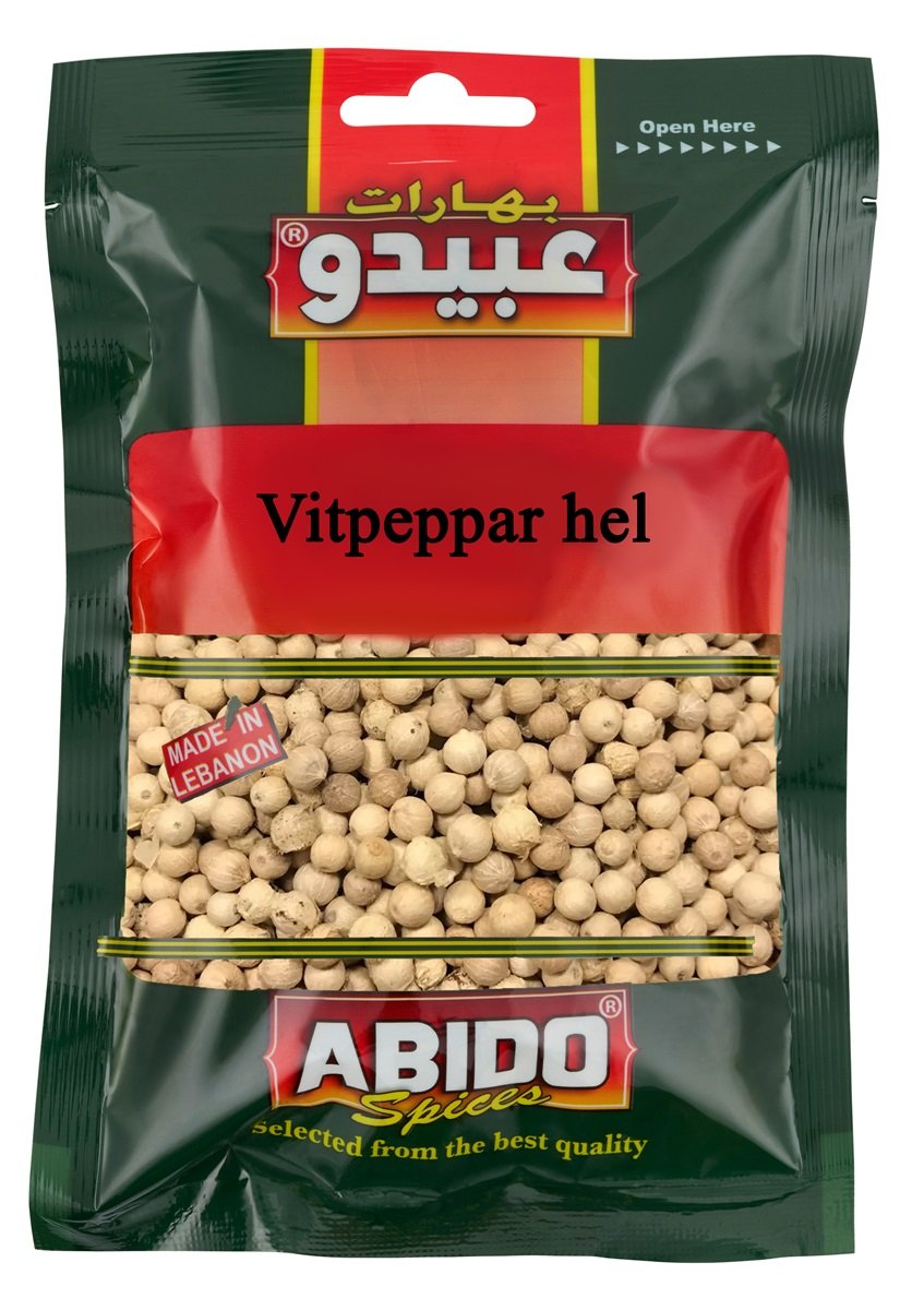 Abi Vit Peppar Hel 50g*10