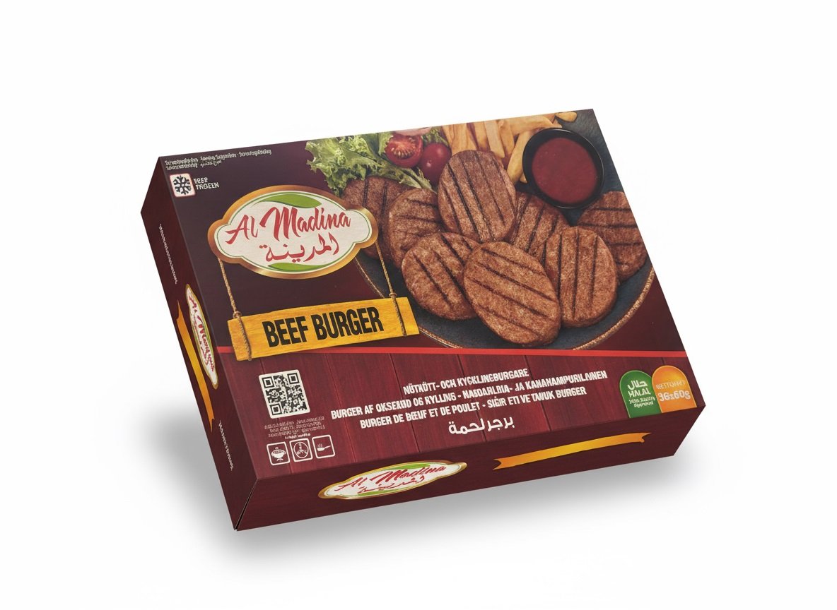 Almadina Beefburger 60gr*36*6