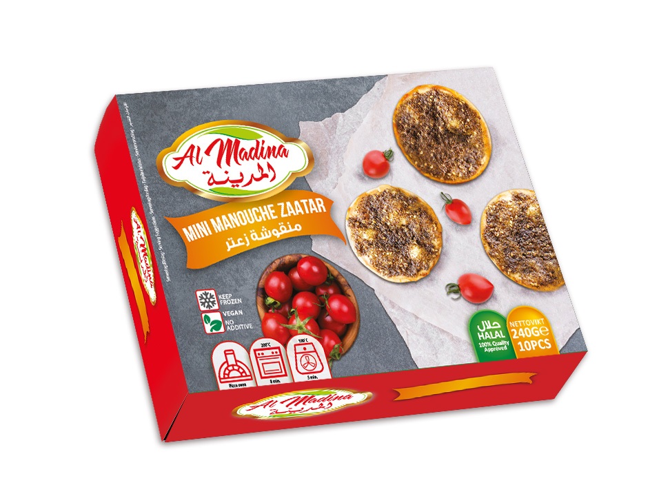ALM Mini Manouche Zaatar 240 g × 12