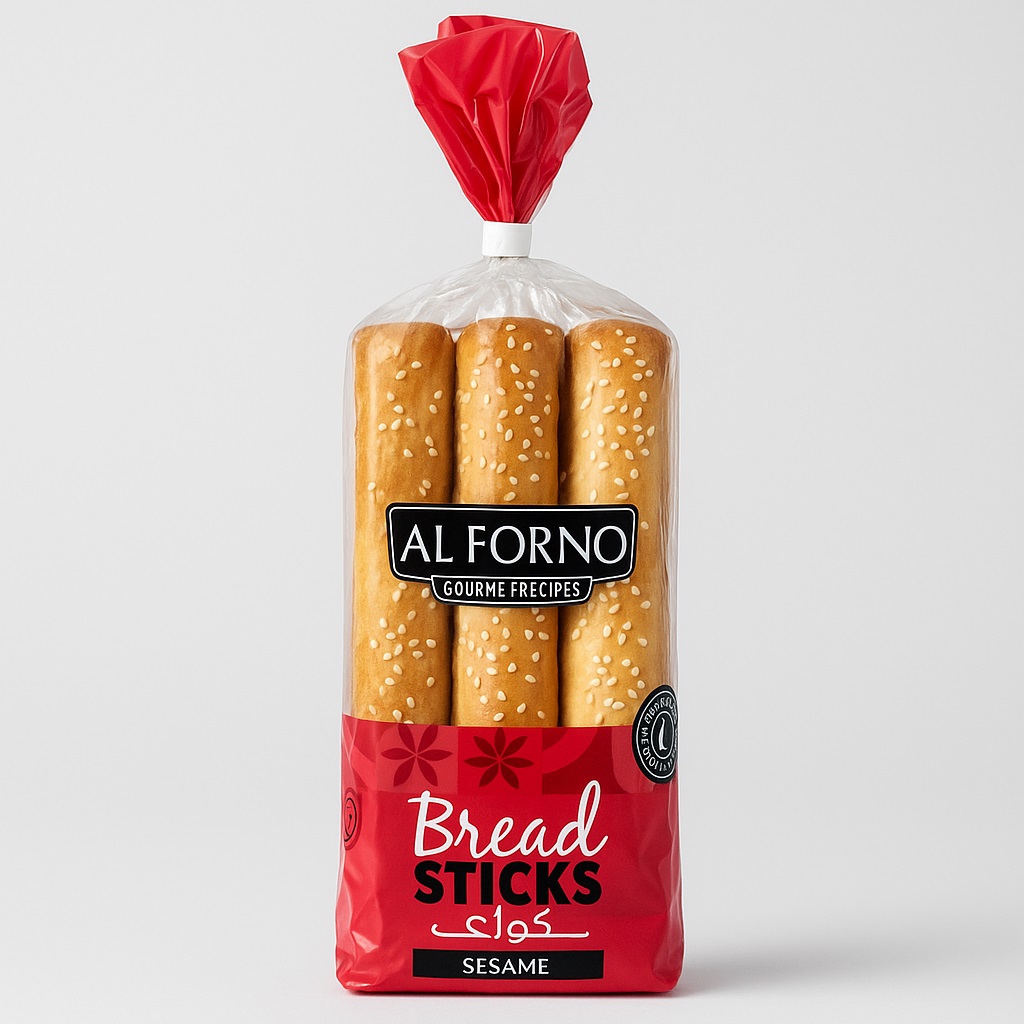 Al Forno Breadsticks Korchelli Sesame 250gr*16 TEXT