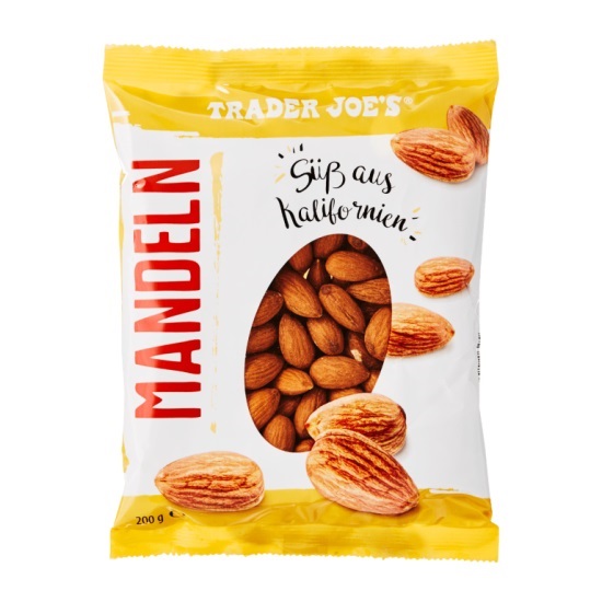 Mandel Trader Joes 200g*36 TEXT