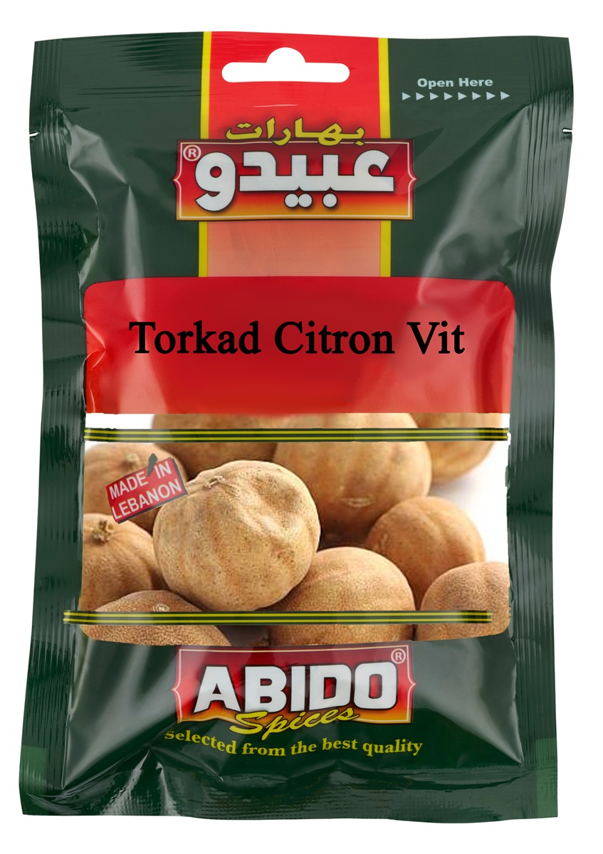 Abi Torkad Citron Vit 50G*10