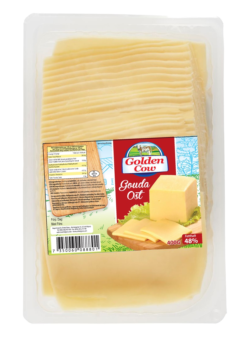 Goudaost Skivad 48% 400gr*12
