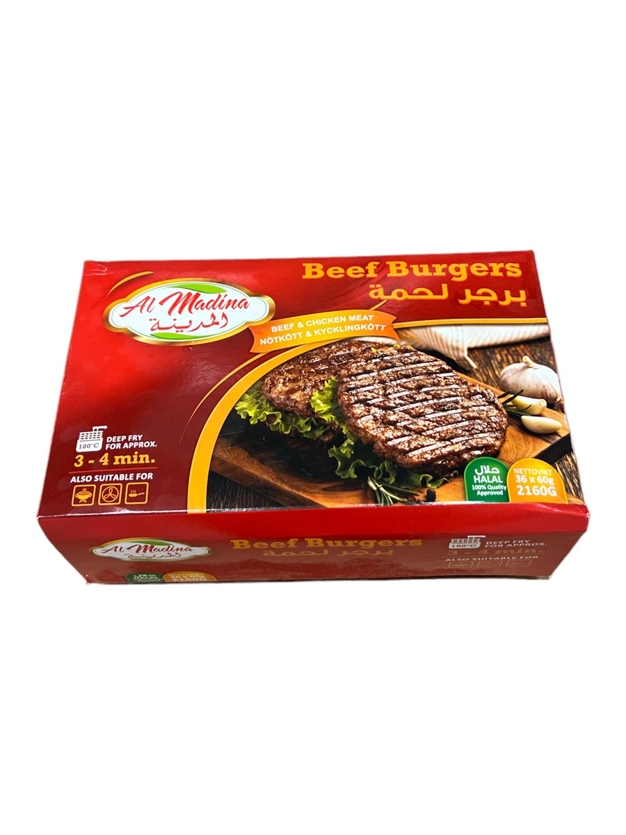 Almadina Beefburger 60gr*36*6