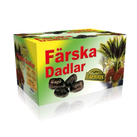 Dadlar Färska Famous 550g*12