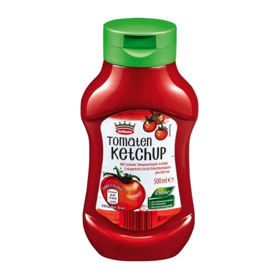 Ketchup Delikato 500g*12 TEXT