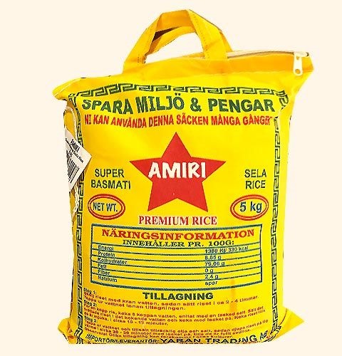 Amiri Basmati Ris 5kg*4
