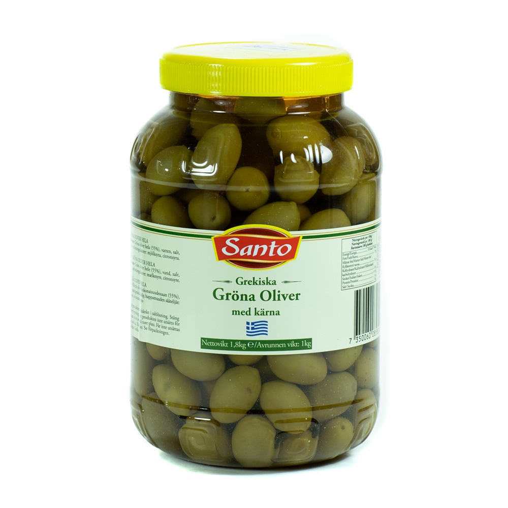 Santo gröna oliver 1 kg*12