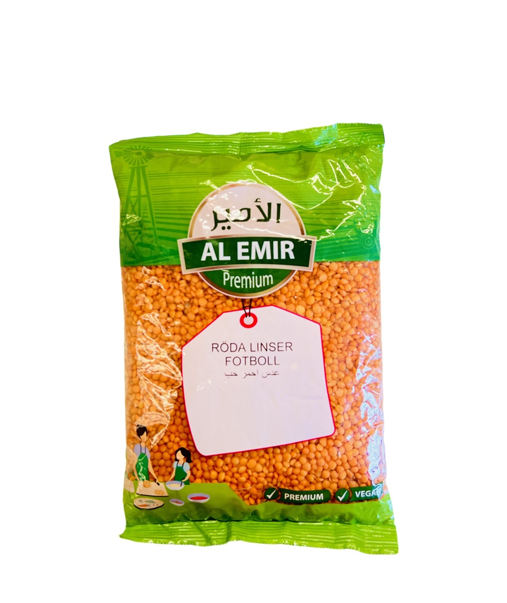 AM Röda linser fotboll 800gr*9
