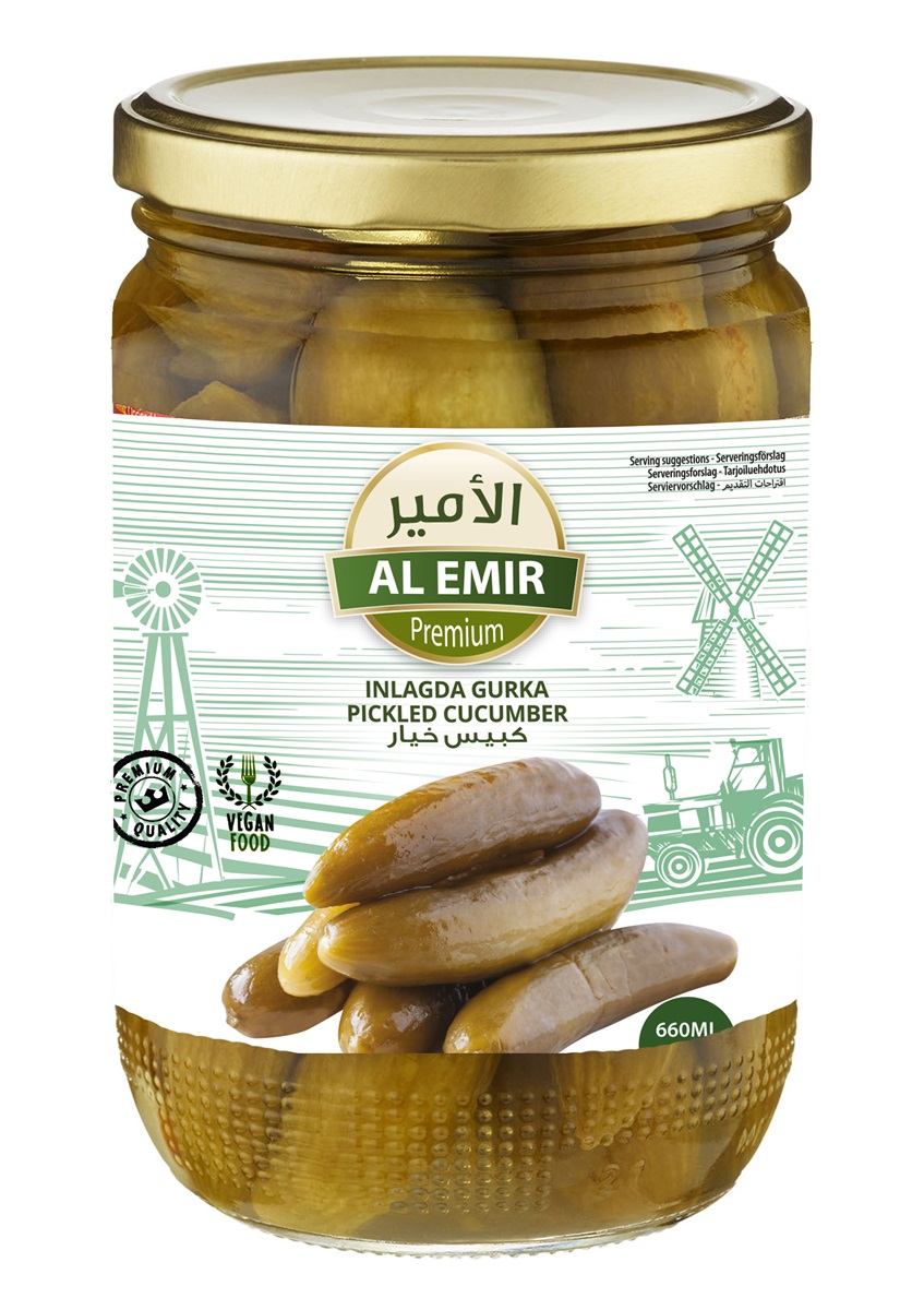 AE Inlagd gurka 660 ml ×12