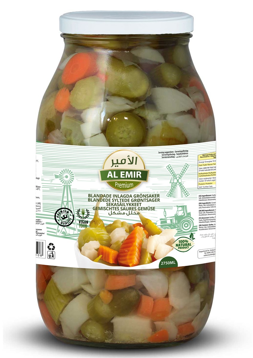 AE Blandade pickles 2750 ml ×4
