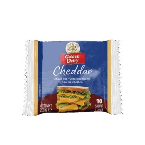 Golden Dairy Cheddar 200gr*24