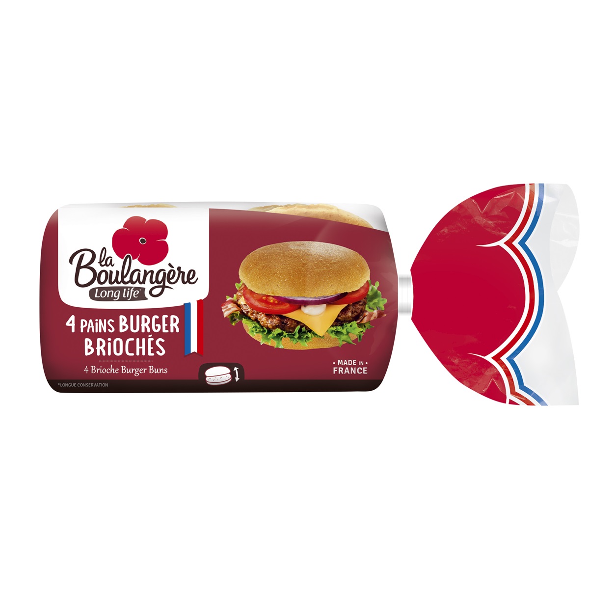 Lab Burger Buns Brioche 4pack 200gr*10 %  TEXT