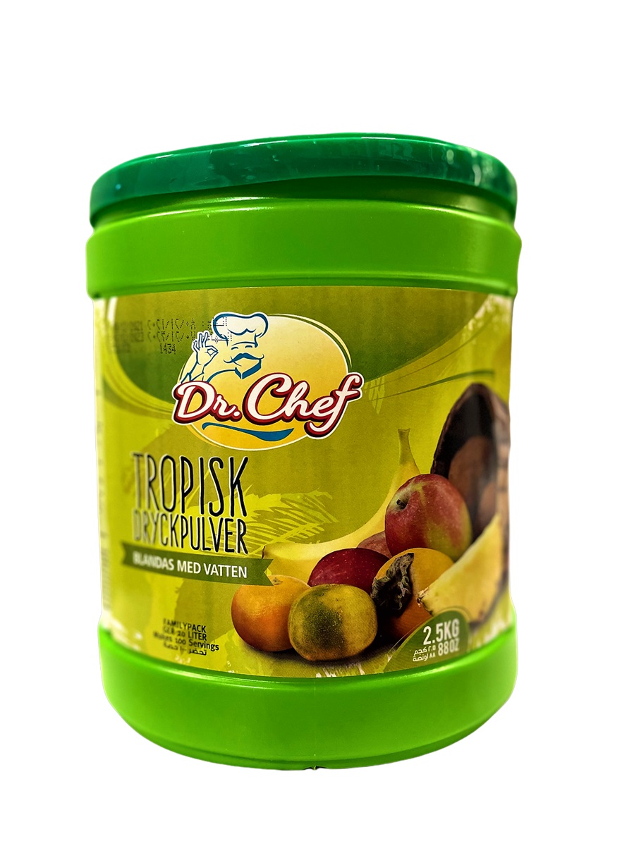 Dr Tropical dryckpulver 2,5kg*6