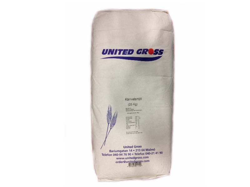 Vetemjöl United Gross 25kg
