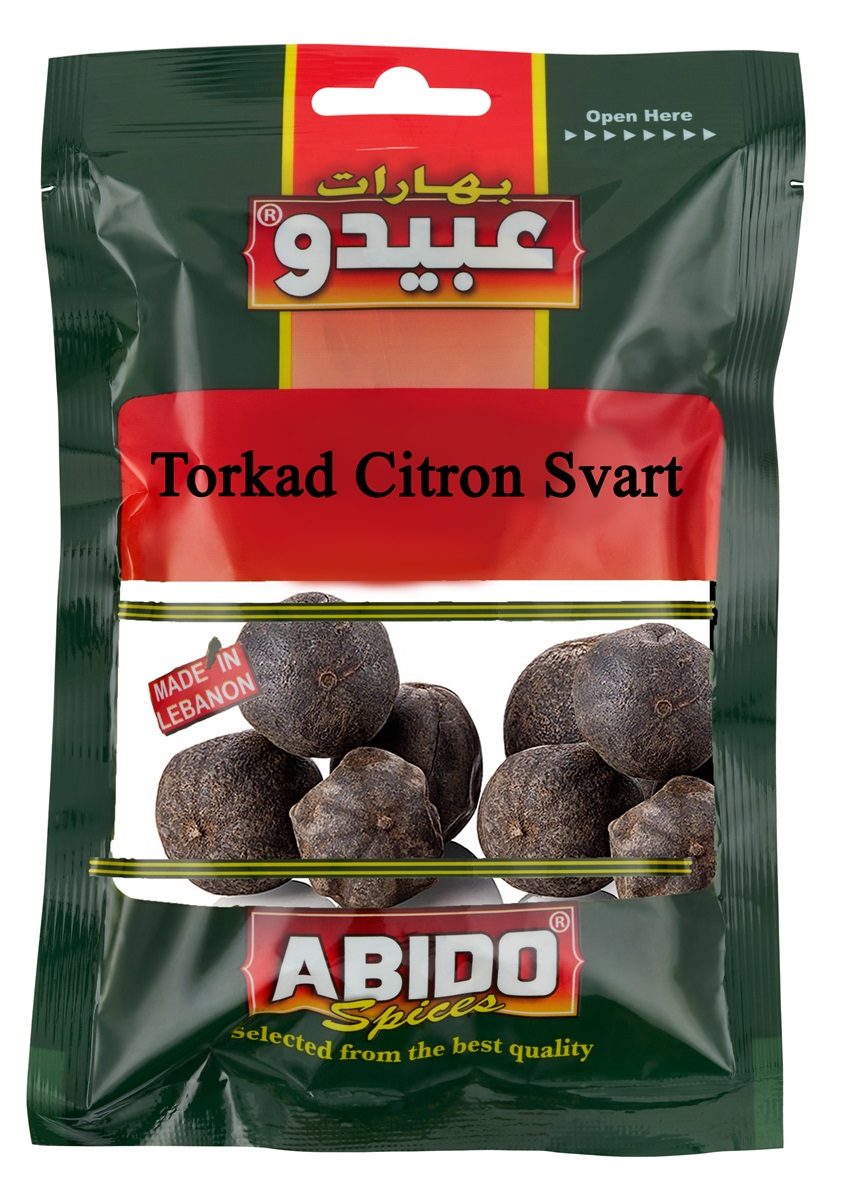 Abi Torkad Citron Svart 50g*10