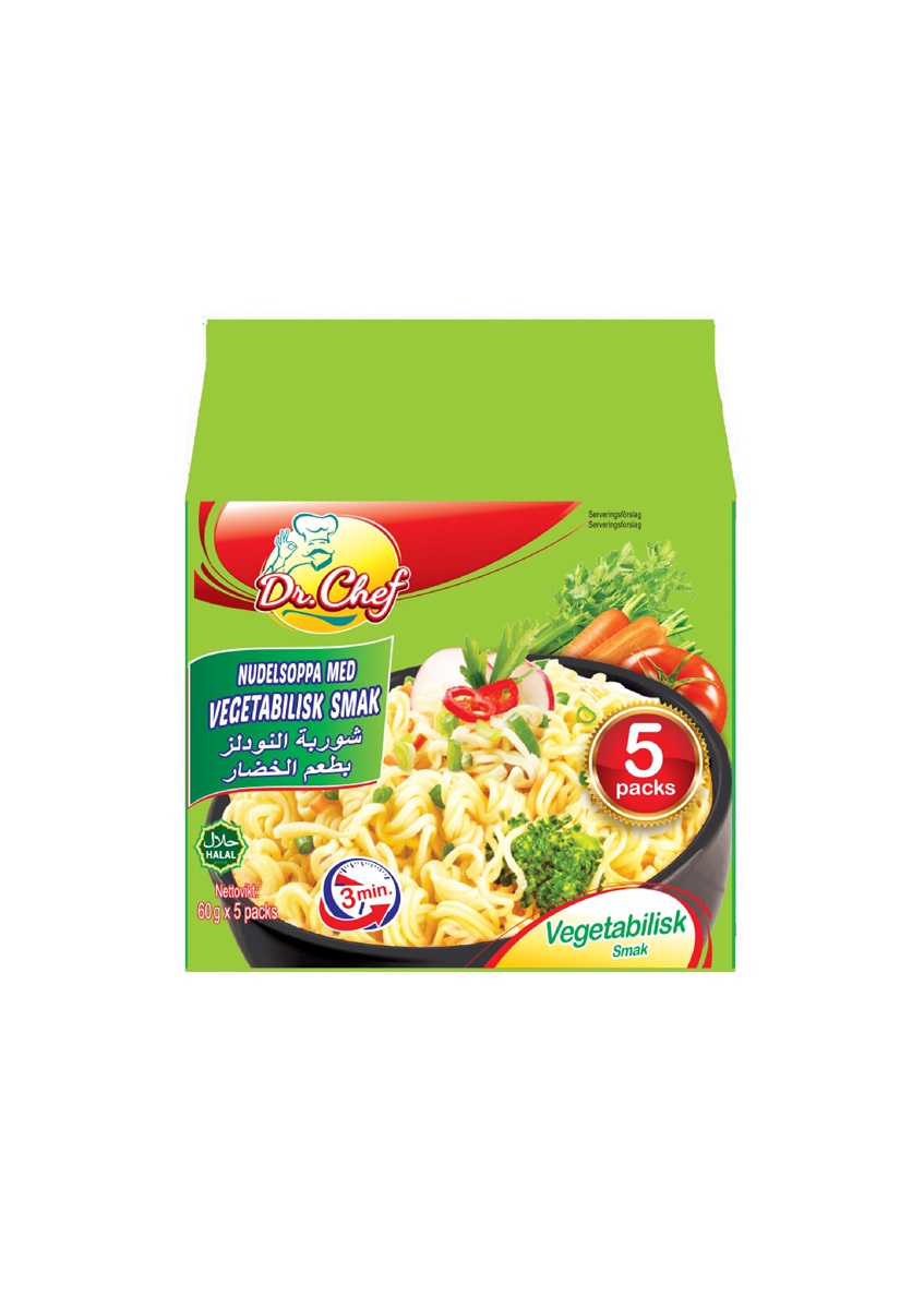 Dr Vegetabilisk nudlar 60gr*40