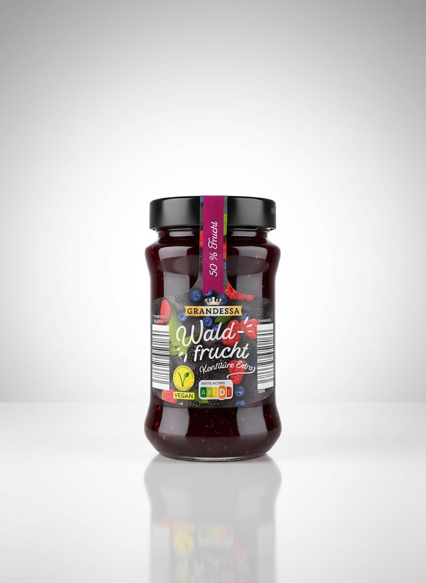 Marmelad Grandessa Wald Frucht 450g*12 TEXT