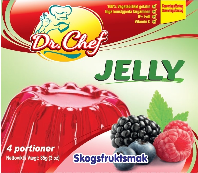 Dr Jelly mixed berries 85gr*72