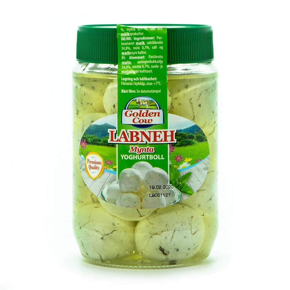GC Labneh Yoghurt boll Mynta 425gr*12