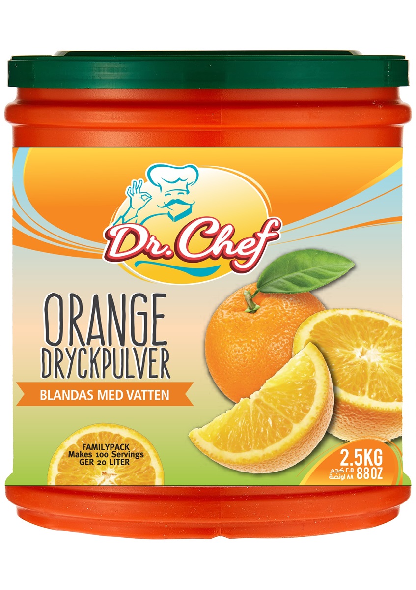 Dr Orange dryckpulver 2,5kg*6