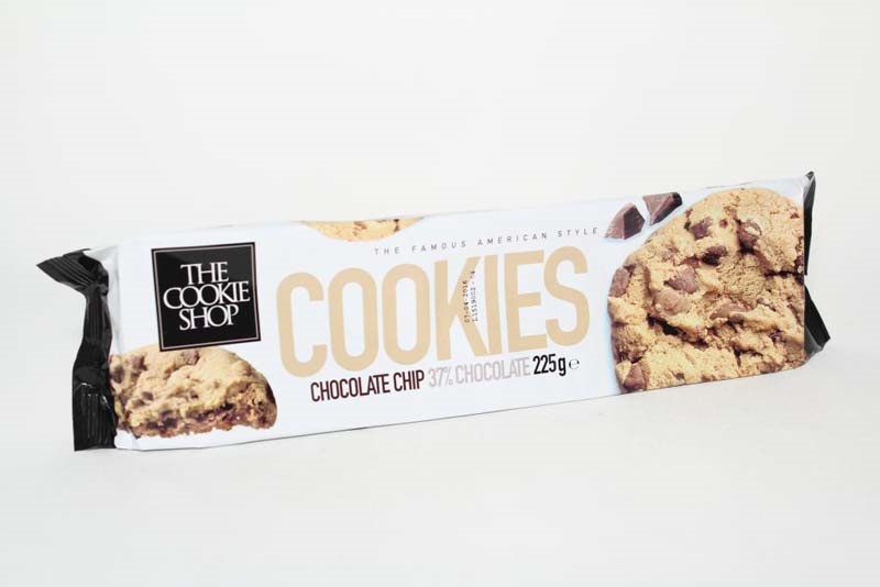 Cookies Choklad 225g*24 TEXT