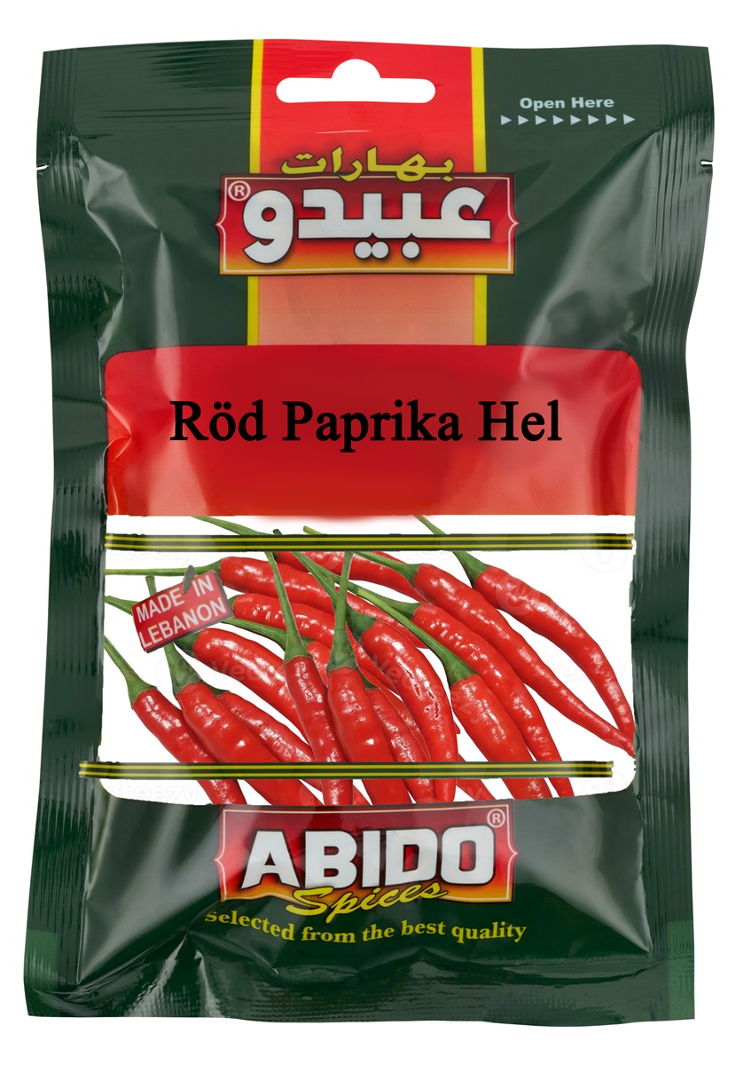Abi RödPaprika Hel Stark30g*10
