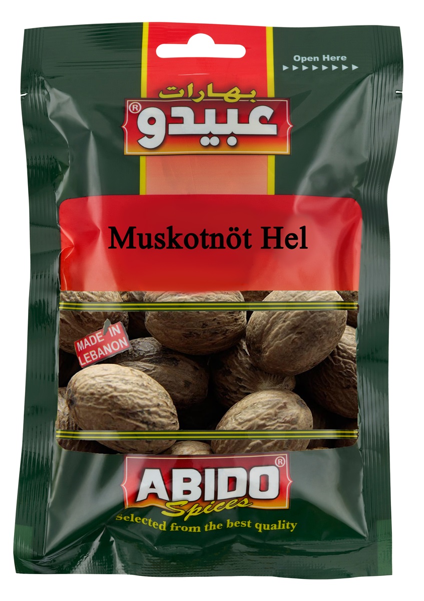 Abi Muskotnöt Hel Krydda40g*10