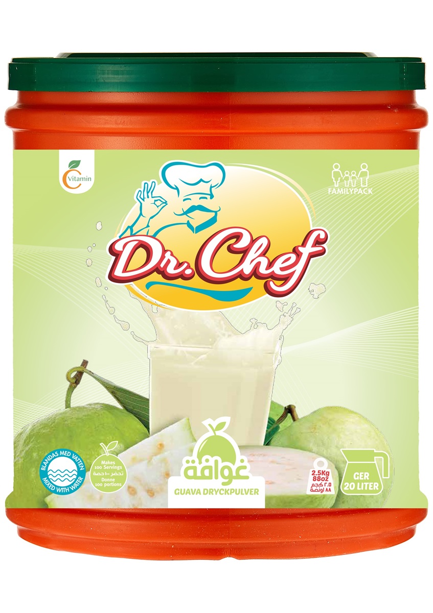Dr Guava dryckpulver 2,5kg*6