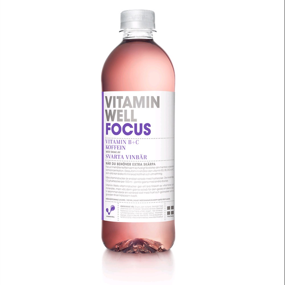 VitaminWell Focus 50cl*12