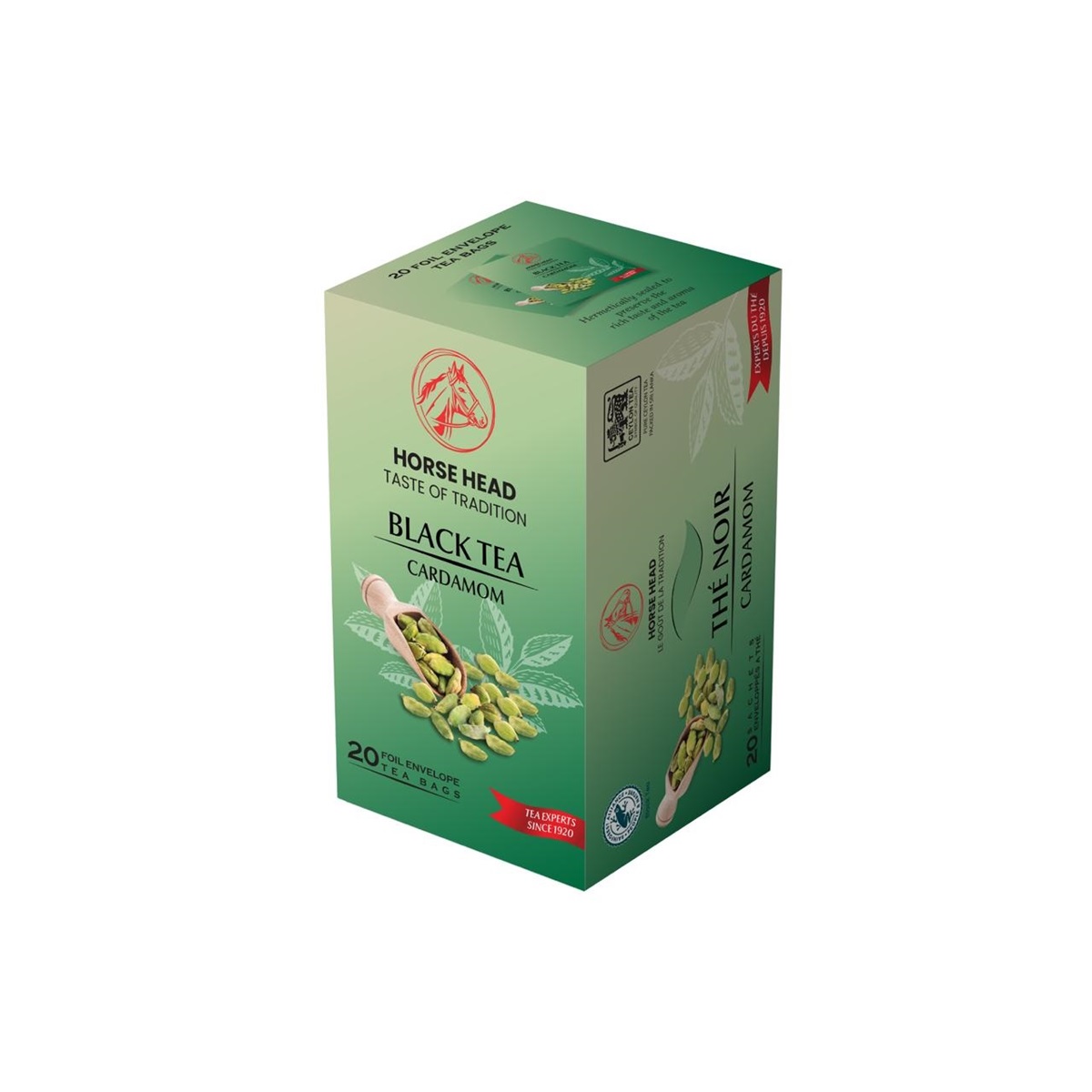 Horse Head Cardamon te 40g*24
