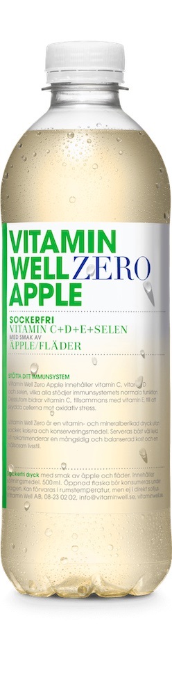 VitaminWell Zero Apple 50cl*12
