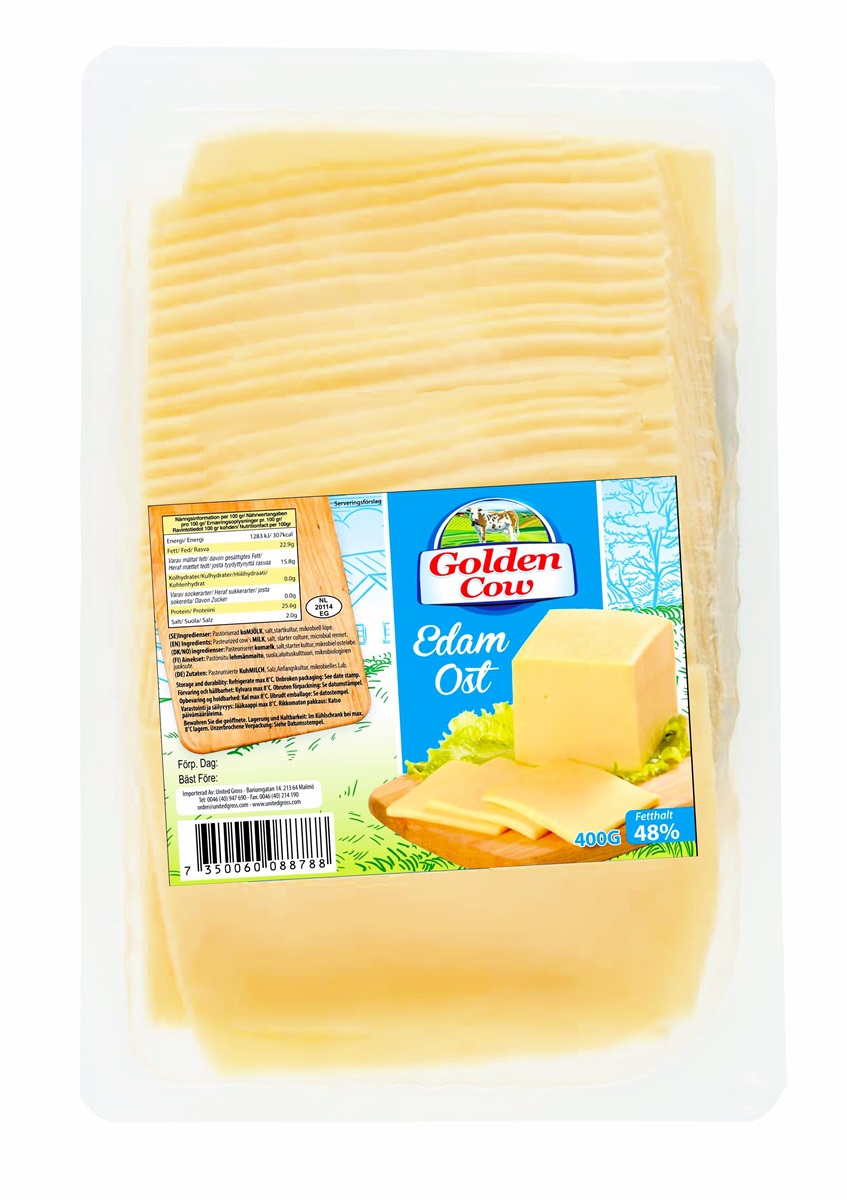 Edamerost Skivad 40% 400gr*12