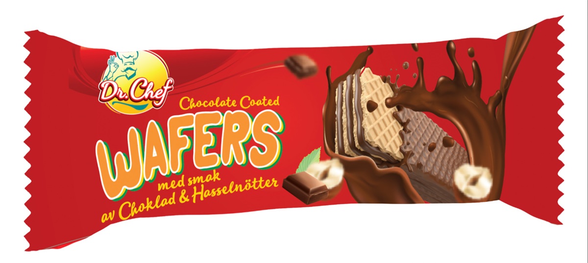 Dr Wafers Chocklad 45gr*12*12