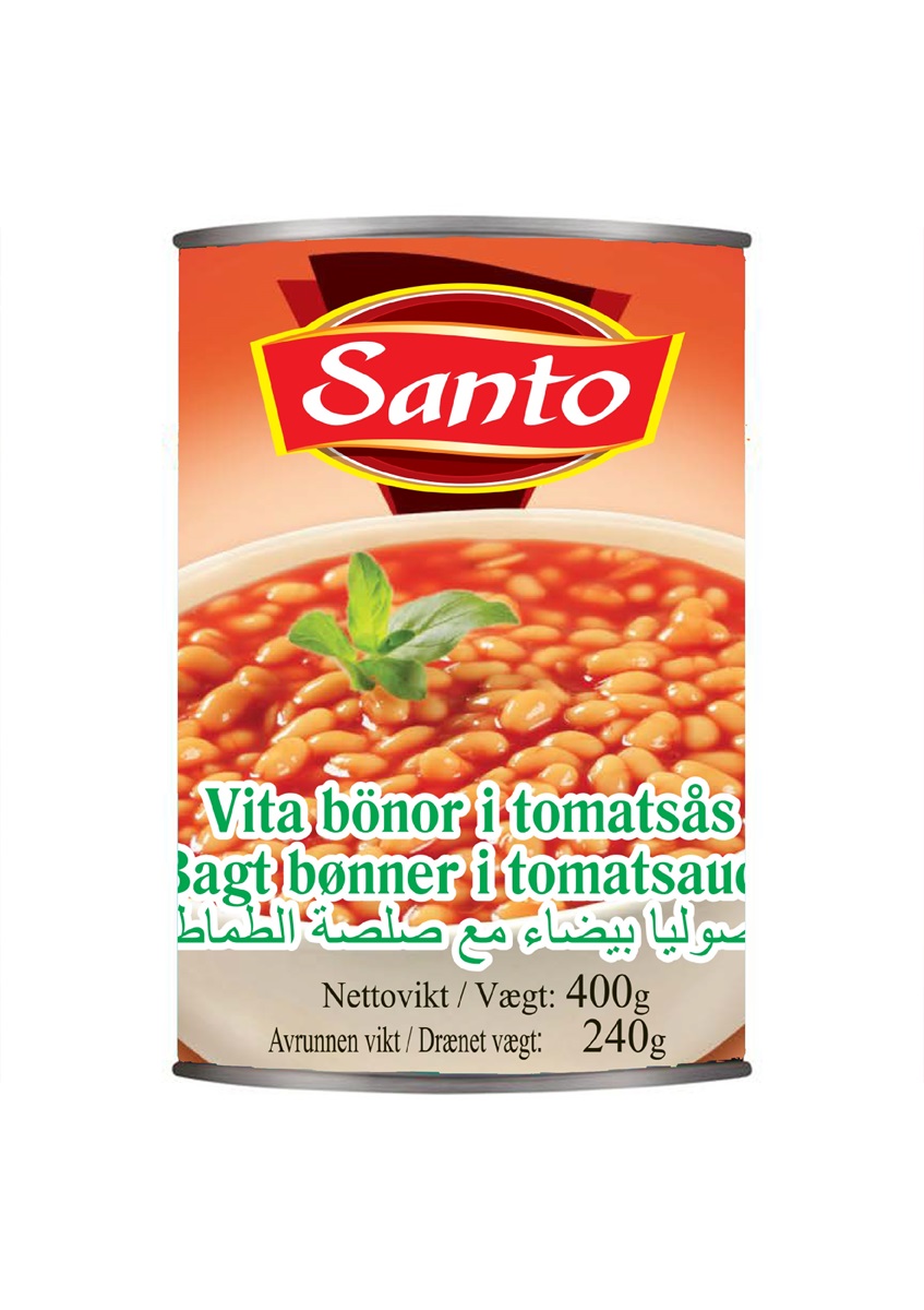 Vita Bönor T.Sås UG 400g*24