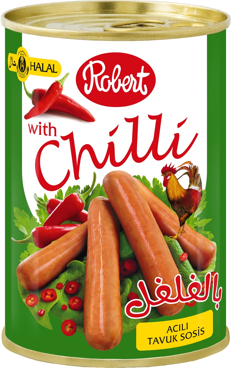 ROB Kycklingkorv CHILLI 425g*12