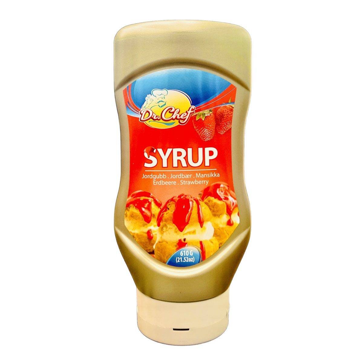 Dr Syrup Dark Jordgubb 610gr*12