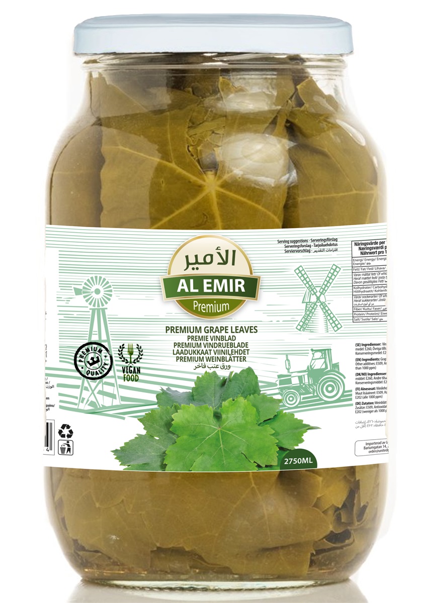 AE Vindruvsblad 2750 ml ×4