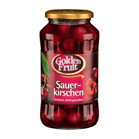 Körsbär i Glas Golden 720ml*12 TEXT