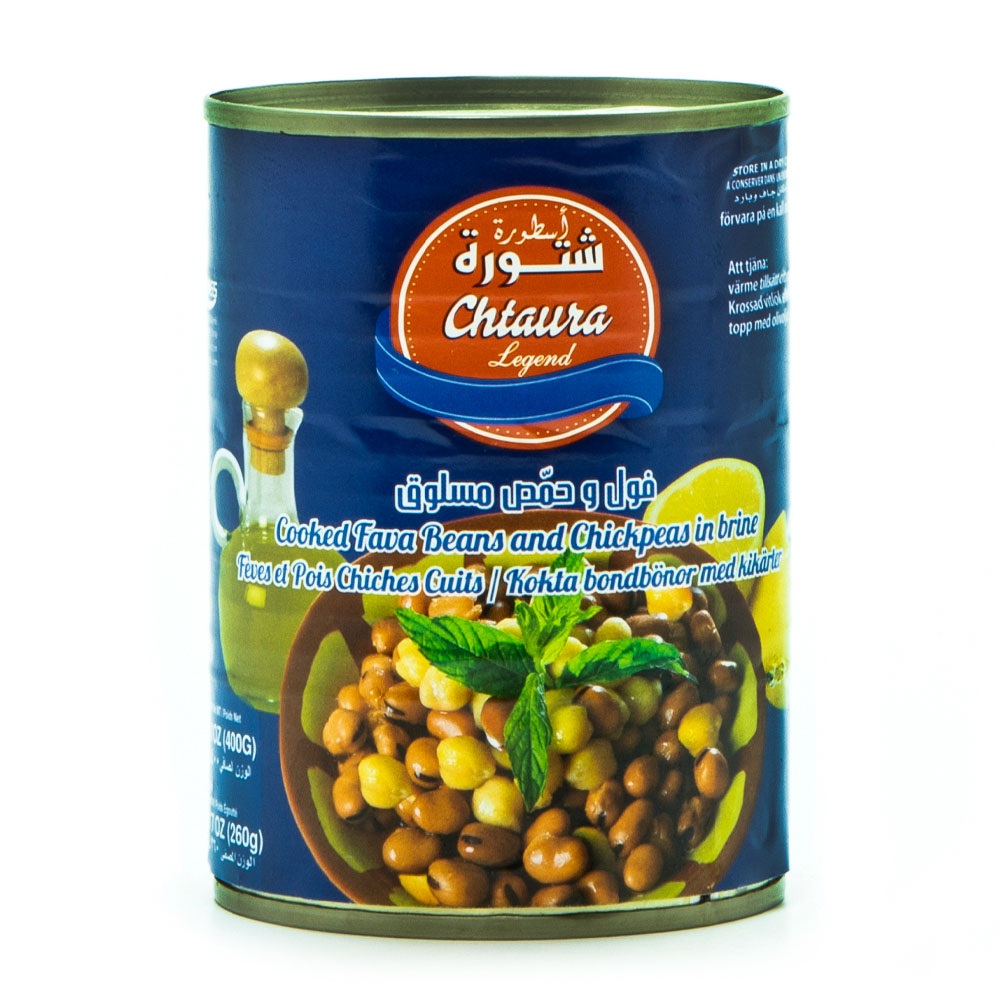 CHT Favabönor Med Kikärter 400gr*24